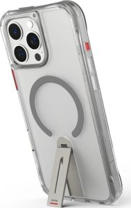 Etui Skinarma Helix do iPhone 16 Pro Max Magnetic Charging 360 Rotating Stand titanium 2