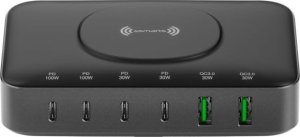 4smarts Stacja ładująca 7w1 100W         z ładowaniem bezprzewodowym czarno-szary/black-grey 540571 5