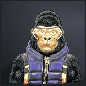 Nimmy Nerka na ramię czarny/black        Crossbody Cool&Cute 2.0 Gorilla 2