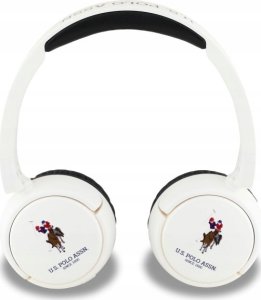 US Polo słuchawki nauszne Bluetooth      USHPV6PUNH biały/white DH Color Logo 2