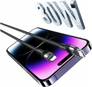Kabel USB Usams USB-A - Lightning 1.2 m Czarny 3