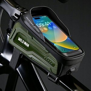 WILDMAN Etui/uchwyt rowerowy M20sakwa na ramę zielone/green 5