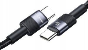 Kabel USB Usams USB-C - USB-C 1.2 m Czarny 3