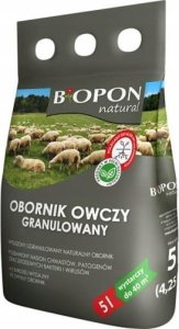Bros Obornik owczy granulowany 5L Idealny nawóz do gleb wyjałowionych 2