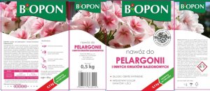 Bros Nawóz do pelargonii i kwiatów balkonowych 500g Intensywne kwitnienie 3