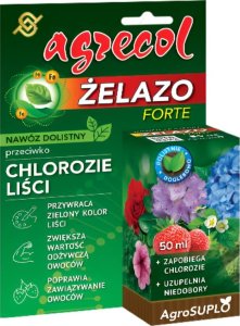 Agrecol Dolistny Nawóz interwencyjny do roślin 50ml Żelazo Forte przeciw chlorozie 2