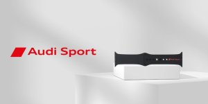 Pasek Audi Sport Red Logo Silicone Watch Strap do Apple Watch 40/41/42mm czarny 5