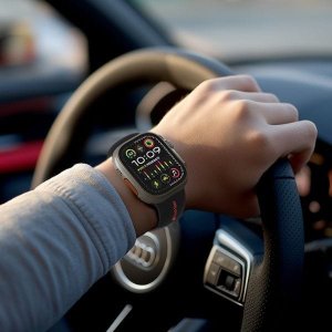 Pasek Audi Sport Red Logo Silicone Watch Strap do Apple Watch 40/41/42mm czarny 7