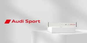 Pasek Audi Sport Red Logo Silicone Watch Strap do Apple Watch 40/41/42mm biały 5