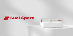 Pasek Audi Sport Red Logo Silicone Watch Strap do Apple Watch 44/45/46/49mm biały 5