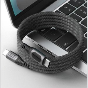Kabel USB Canyon USB-C - USB-C Czarny 6