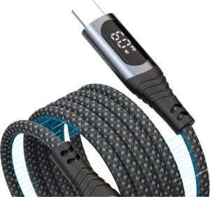 Kabel USB Canyon USB-C - USB-C Czarny 8