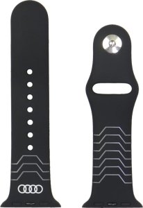 Pasek Audi Geometric Pattern Silicone    Watch Strap do Apple Watch 40/41/42mm czarny 3