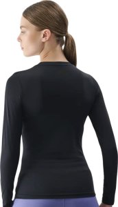 Koszulka damska 4F Longsleeve FNK F324 głęboka czerń 4FRSS25TFLOF324 20S XS 2