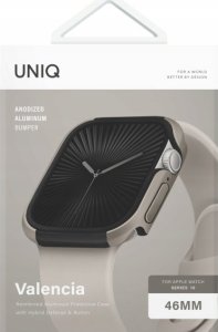 Uniq UNIQ Valencia case Apple Watch Series 46mm titanium silver 5