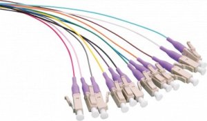 Fiber Pigtail Set 12x LC OM4 1