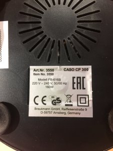 Wyciskarka do cytrusów Caso Germany CP 300 7