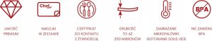 Royal Catering ChefOne rolka folii do zgrzewarek próżniowych 20 cm x 300 cm 2