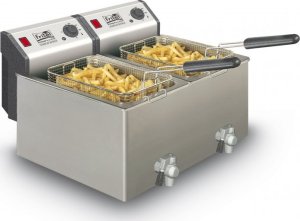 FRITEL Profi 4920 2x8L/2x3300W frytkownica olejowa podwójna 1