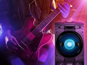 SVEN PS-1500 powerspeaker black (500W, Bluetooth, FM, USB, LED) 12