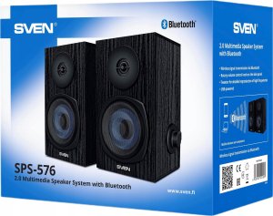 Głośniki komputerowe Sven SVEN SPS-576 głośniki 2.0 do komputera, BLUETOOTH, 8W 6