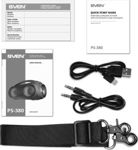 Ekspres do kawyDomoSVEN PS-380 głośnik bluetooth 40W, FM, IPx5, RGB 14