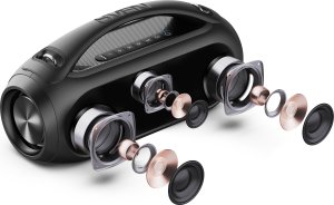 Ekspres do kawyDomoSVEN PS-380 głośnik bluetooth 40W, FM, IPx5, RGB 2