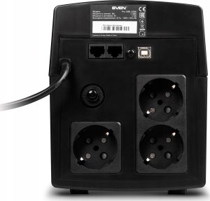 Zasilacz awaryjny SVEN Pro 1000, 720W, USB, RG-45, 3 gniazda euro 3