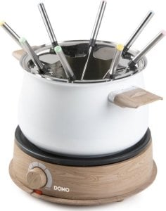 DOMO DO736F Fondue wood white, 1500W 1