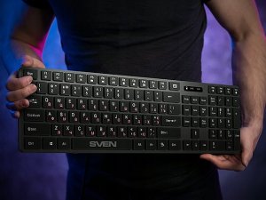 SVEN KB-E5300W graphite klawiatura bezprzewodowa 6
