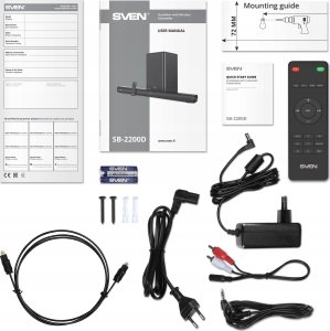 Głośniki komputerowe Sven Soundbar SB-2200D czarny 9