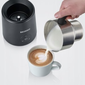 Spieniacz do mleka Severin Czarny 2