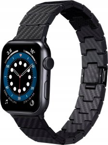 Pitaka Carbon fiber strap, black - AW Ultra 2/1(49mm) 9/8/7 (45mm)/6/SE/5/4 (44mm)/3/2/1 (42mm) 1