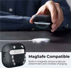 Pitaka MagEZ case, black/grey - Airpods Pro/Pro 2 2