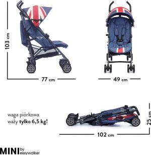 Wózek Easywalker Union Jack Vintage niebieski 3