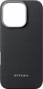 Pitaka Ultra-Slim Case, Black/Grey Twill - iPhone 16 Pro Max 2