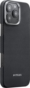 Pitaka Ultra-Slim Case, Black/Grey Twill - iPhone 16 Pro Max 4