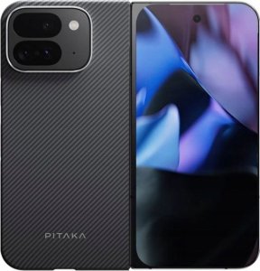 Pitaka MagEZ Case 5, Black/Grey Twill - Google Pixel 9 Pro Fold 1