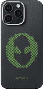 Pitaka x Aries Tactile Woven Case, Alien - iPhone 16 Pro Max 1
