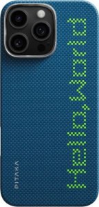 Pitaka Tactile Woven Case, Hello World - iPhone 16 Pro 1