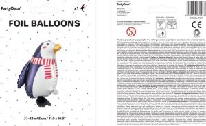 Balon fol.Pingwin 29x42cm mix 70988 5