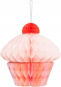 Dekor.bibuł.honeyc.Muffinka 20cm mix 74330 1