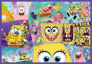 Trefl Puzzle Szalony świat SpongeBoba 4x250 elementów (13342) 2