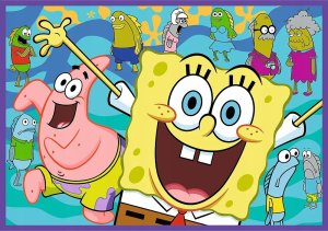 Trefl Puzzle Szalony świat SpongeBoba 4x250 elementów (13342) 5