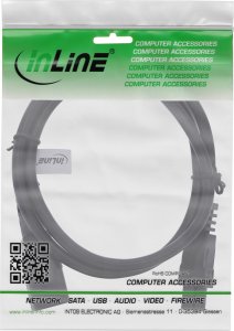 InLine® Netzkabel, C14 Kupplung auf C5 Stecker, schwarz, 1m 2
