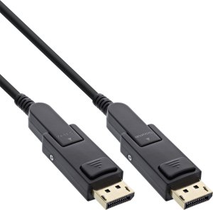 InLine® DisplayPort 1.4 AOC Kabel, 8K4K, DisplayPort Stecker abnehmbar, 10m 1