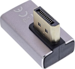 InLine® DisplayPort 1.4 Adapter, DisplayPort St/ Bu, 90° vertikal rechts, 8K UHD 2