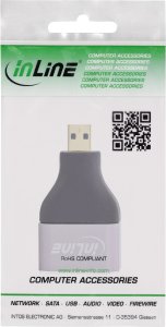InLine® HDMI Adapter, HDMI A Buchse / Micro HDMI D Stecker, 8K UHD 3