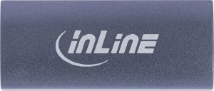 InLine® USB4 Adapter, USB-C Buchse/Buchse, Aluminium, grau 3