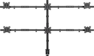 InLine® Tischhalterung, für 6x LCD-/LED-Display bis 81cm (32"), max. 7kg 2